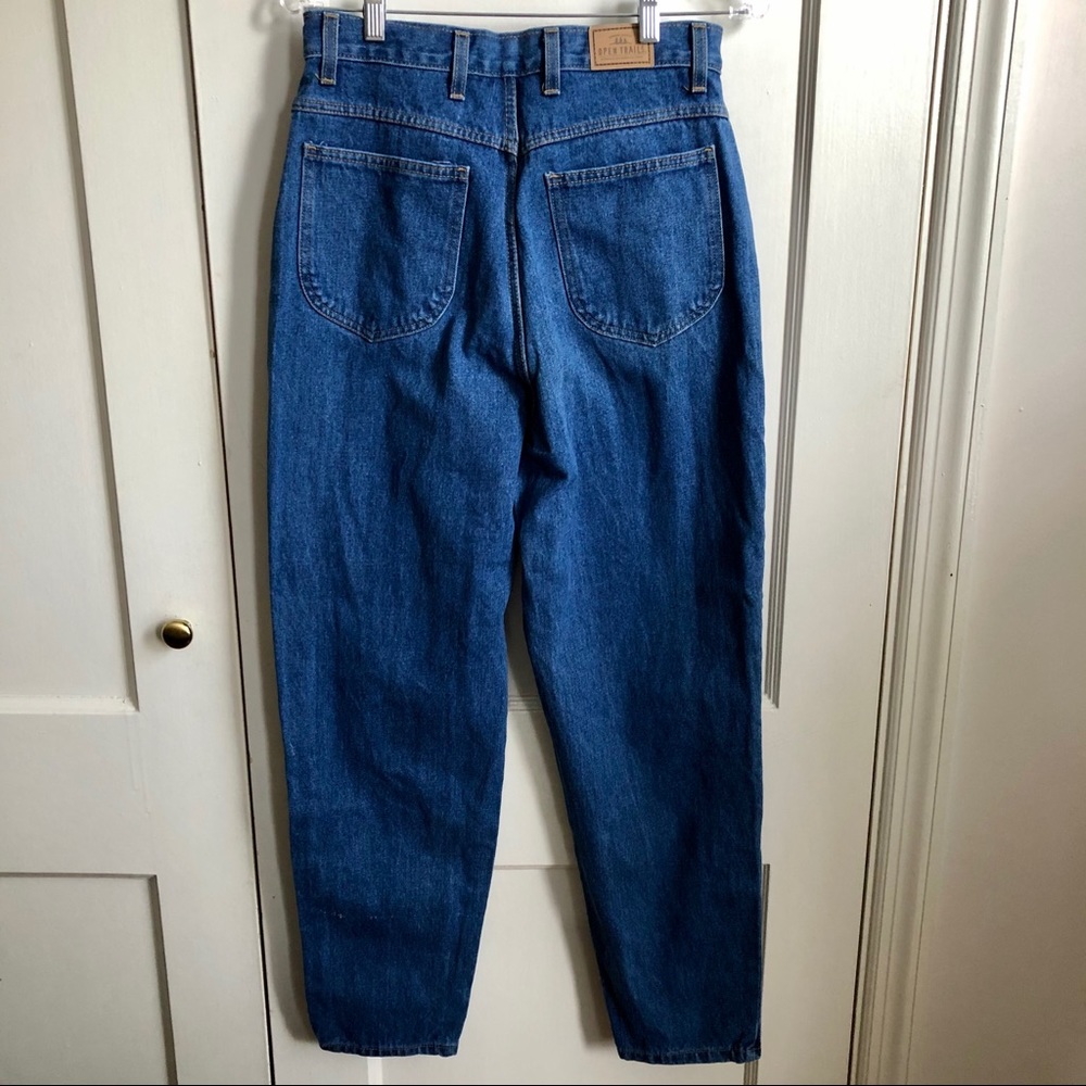 Vintage Open Trails Med Wash High Waist Mom Jeans